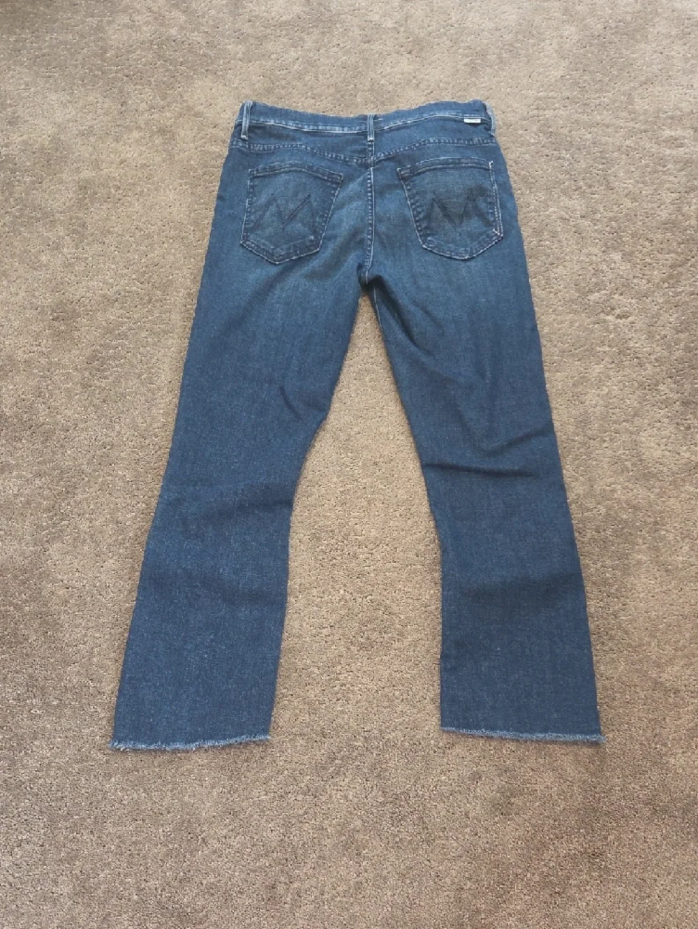 MOTHER The Insider Crop Step Fray In Royal Treatment Size 28 - Picture 4 of 5
